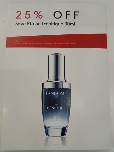 boots lancome offer in store.